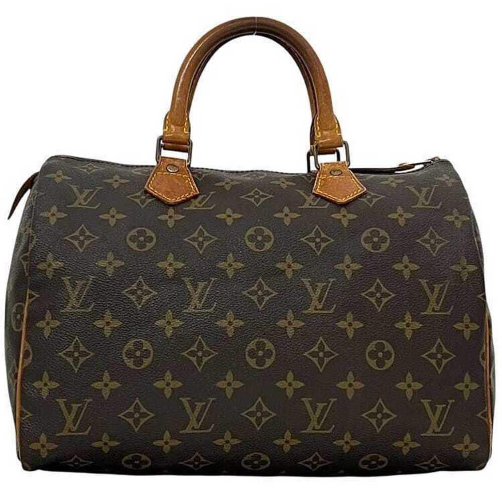 Louis Vuitton Speedy Monogram Boston Bag Canvas Illegible Brown